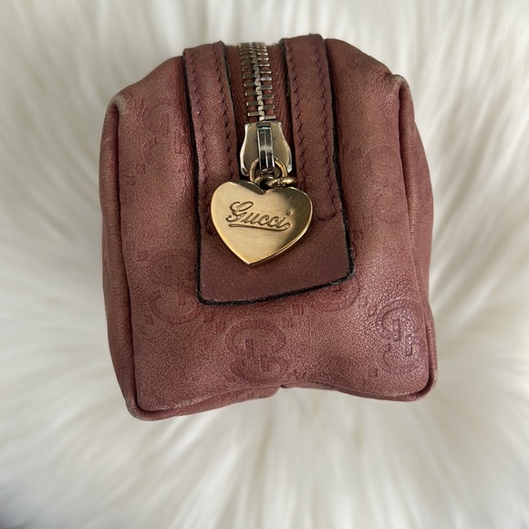 Authentic Gucci Pouch Guccissima pink bag - Picture 4 of 11